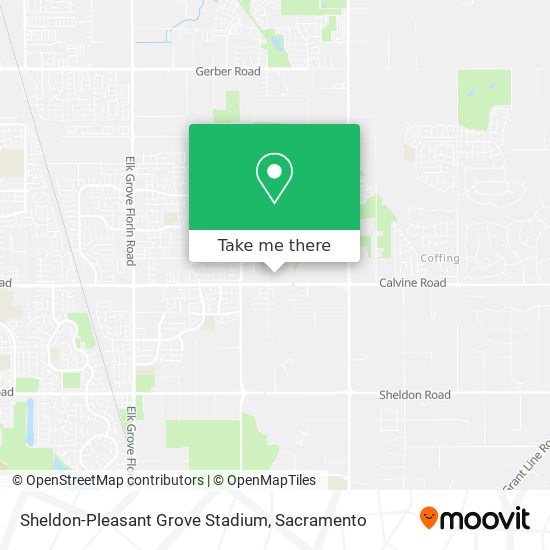 Sheldon-Pleasant Grove Stadium map