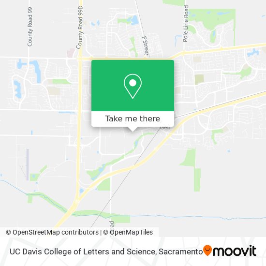 Mapa de UC Davis College of Letters and Science