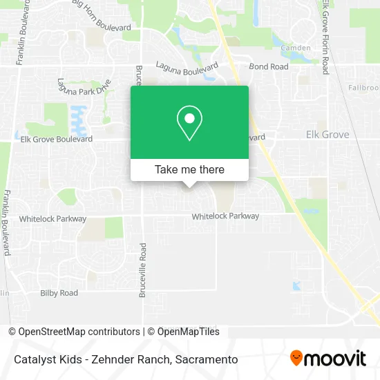 Mapa de Catalyst Kids - Zehnder Ranch