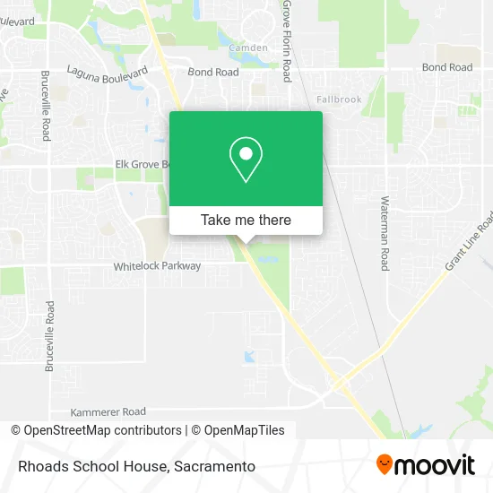 Rhoads School House map