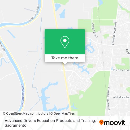 Mapa de Advanced Drivers Education Products and Training