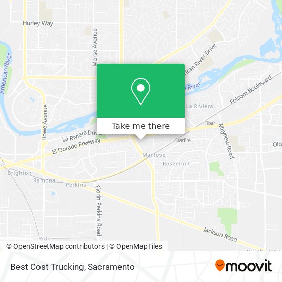 Best Cost Trucking map