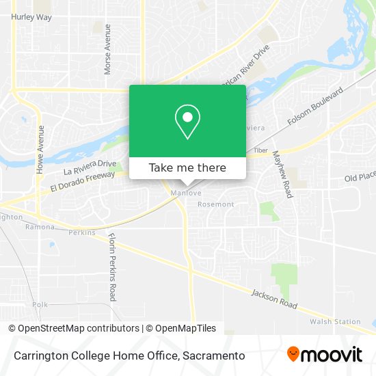 Carrington College Home Office map