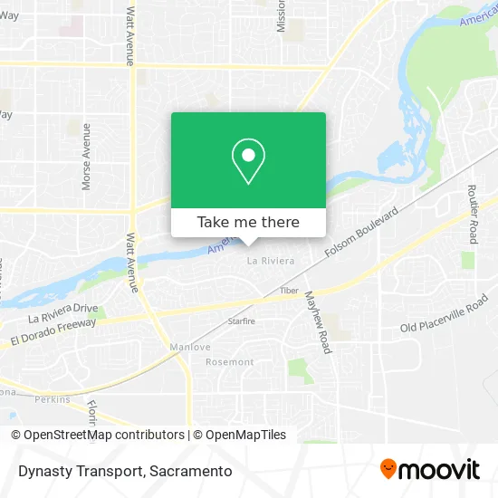 Dynasty Transport map