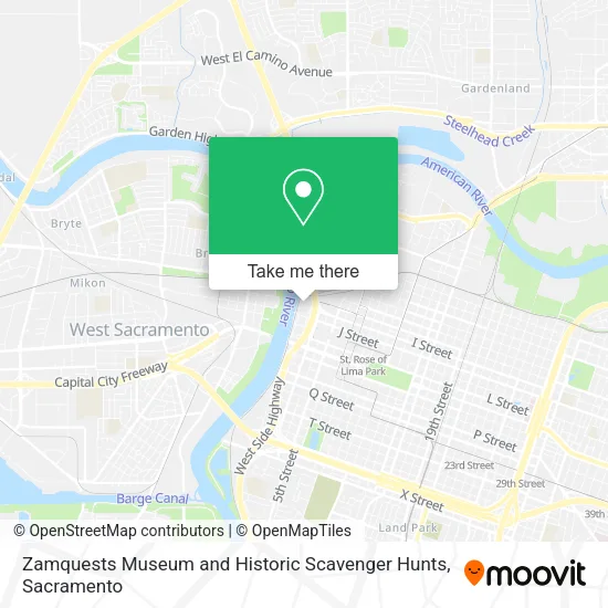 Zamquests Museum and Historic Scavenger Hunts map