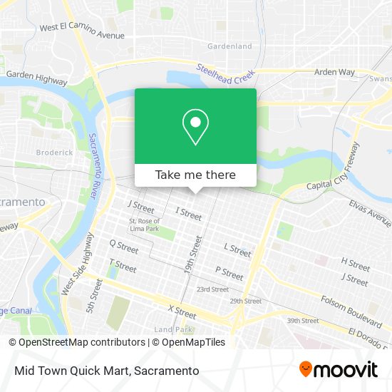 Mid Town Quick Mart map