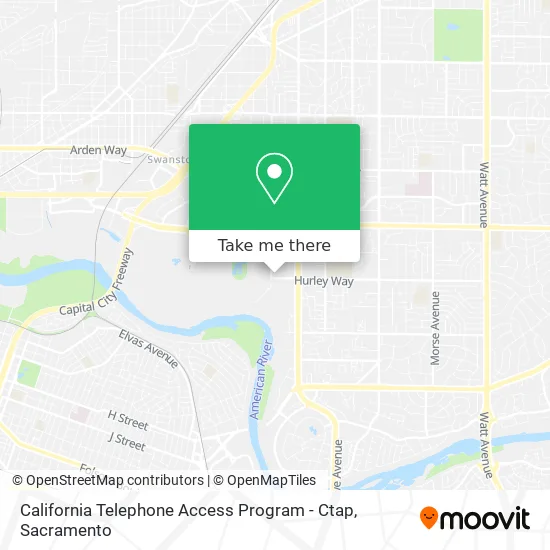 California Telephone Access Program - Ctap map