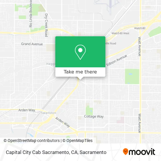 Mapa de Capital City Cab Sacramento, CA