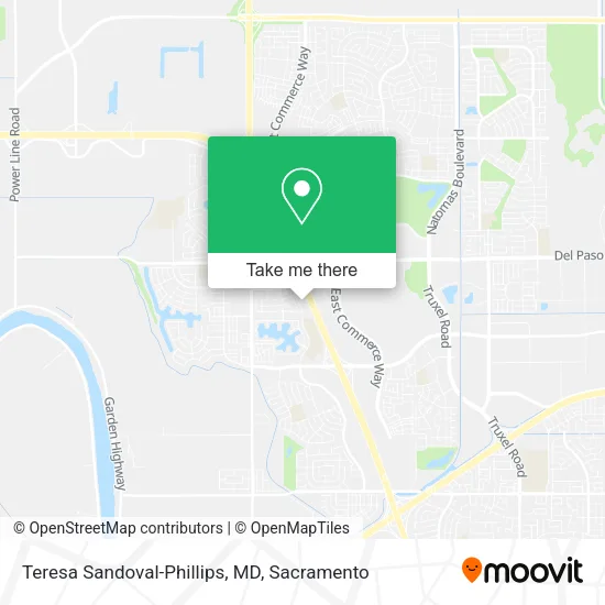 Mapa de Teresa Sandoval-Phillips, MD