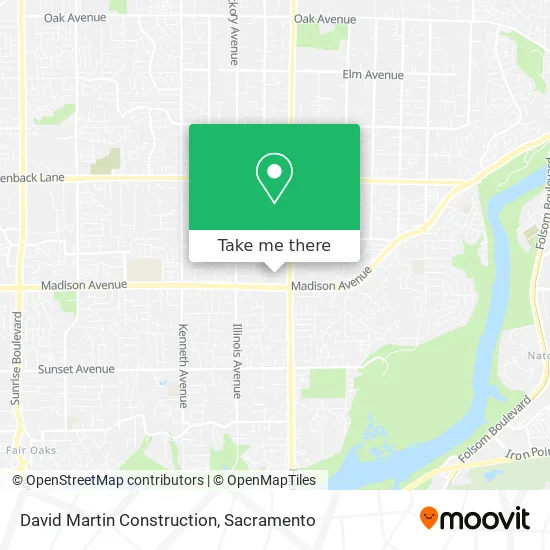 David Martin Construction map