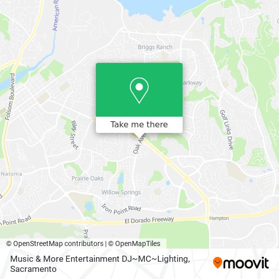 Music & More Entertainment DJ~MC~Lighting map