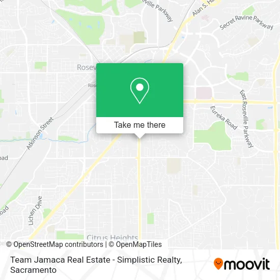 Team Jamaca Real Estate - Simplistic Realty map
