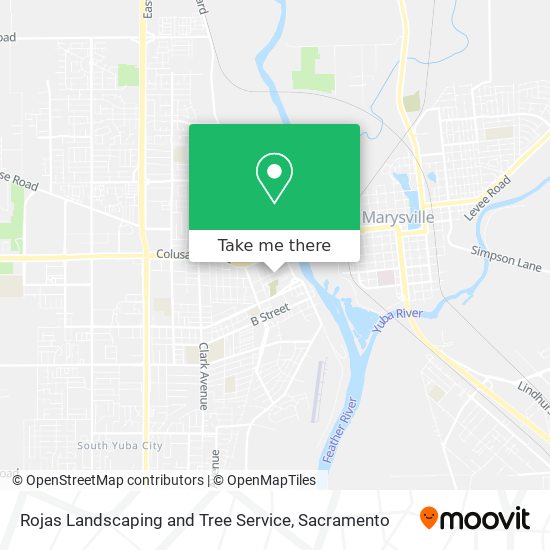 Rojas Landscaping and Tree Service map