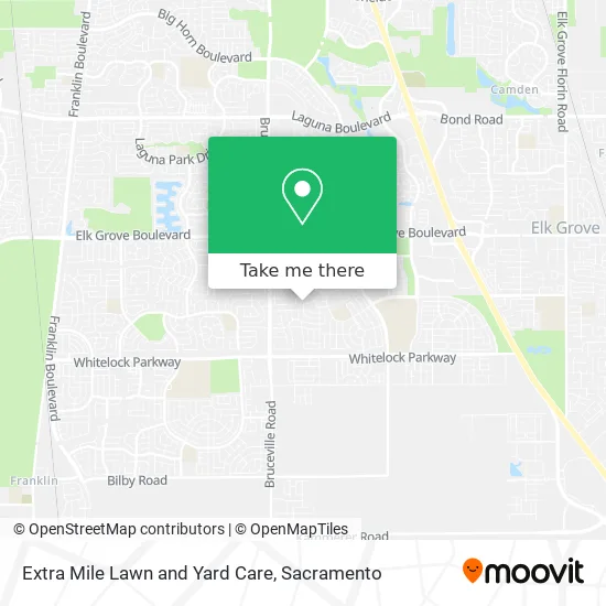 Extra Mile Lawn and Yard Care map