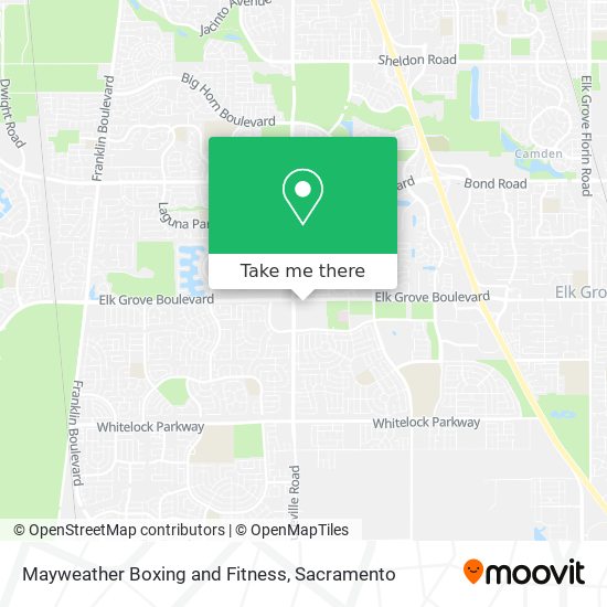 Mayweather Boxing and Fitness map