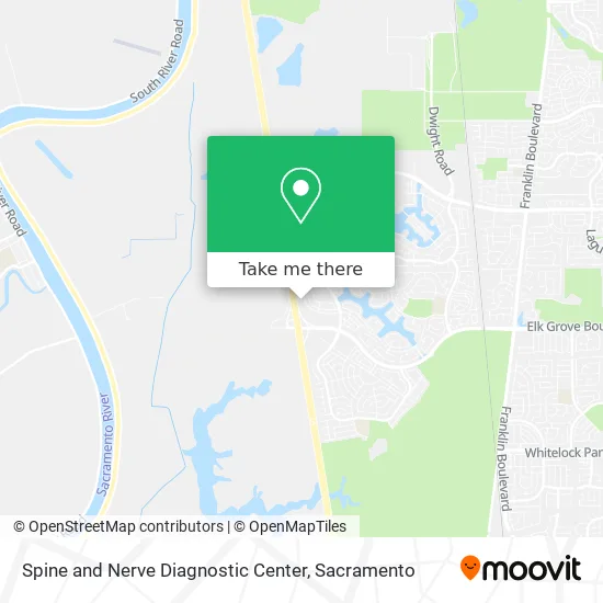 Spine and Nerve Diagnostic Center map