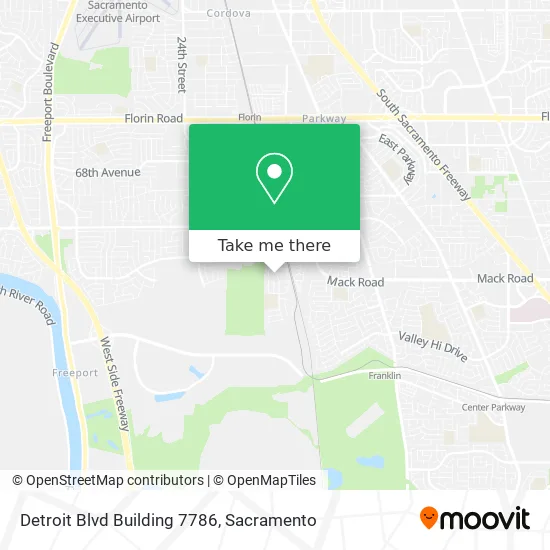 Detroit Blvd Building 7786 map