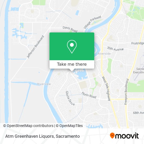 Atm Greenhaven Liquors map