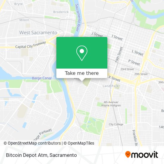 Mapa de Bitcoin Depot Atm