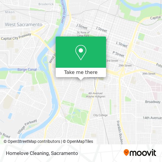 Mapa de Homelove Cleaning