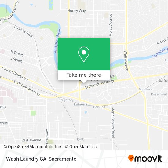 Wash Laundry CA map