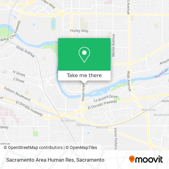 Sacramento Area Human Res map