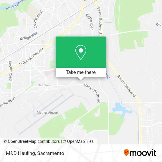 Mapa de M&D Hauling
