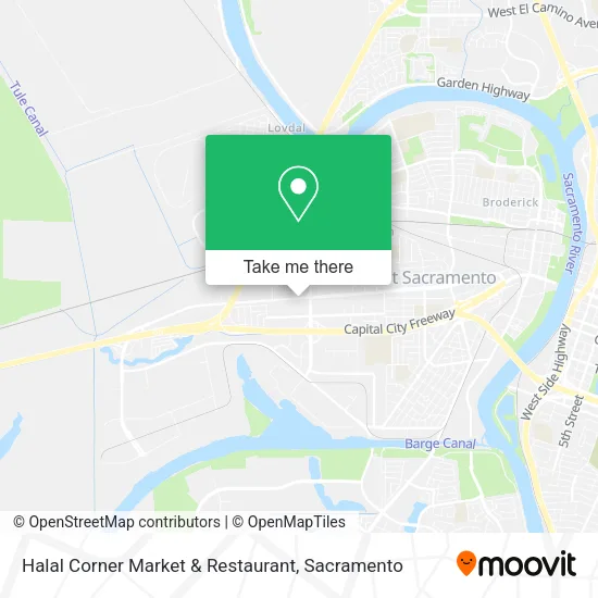 Halal Corner Market & Restaurant map