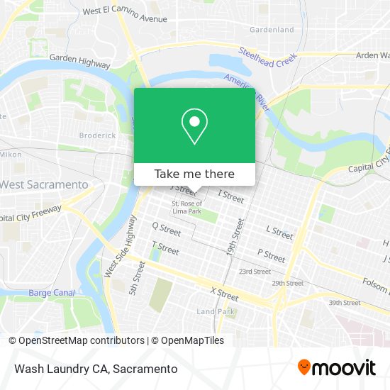 Mapa de Wash Laundry CA