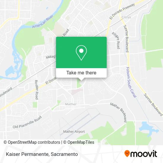Mapa de Kaiser Permanente