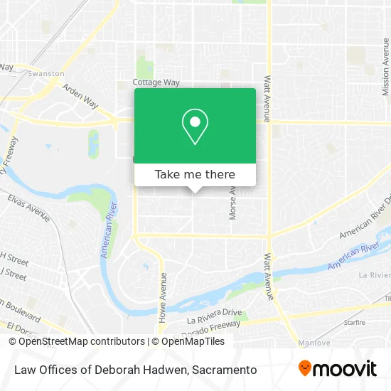 Law Offices of Deborah Hadwen map
