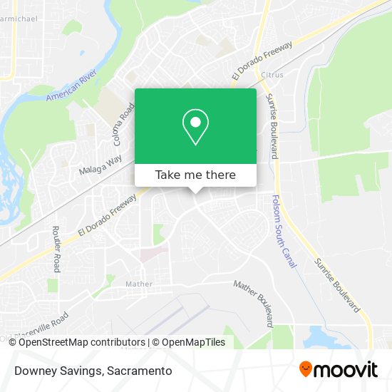Downey Savings map