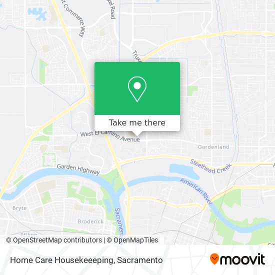 Home Care Housekeeeping map