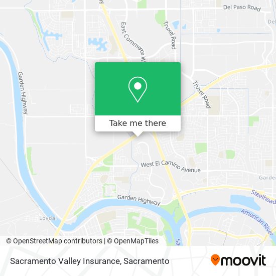 Mapa de Sacramento Valley Insurance