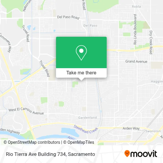 Rio Tierra Ave Building 734 map