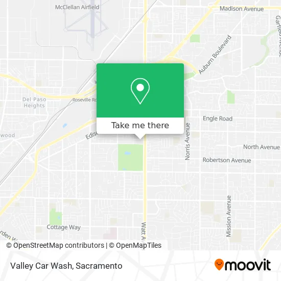 Valley Car Wash map
