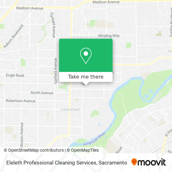 Eleleth Professional Cleaning Services map