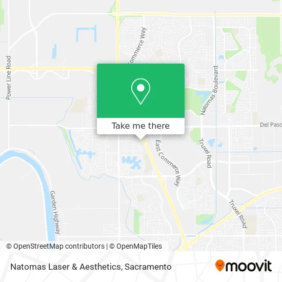 Mapa de Natomas Laser & Aesthetics
