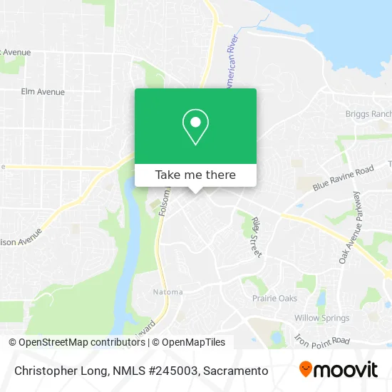 Christopher Long, NMLS #245003 map