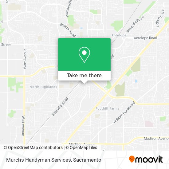 Mapa de Murch's Handyman Services