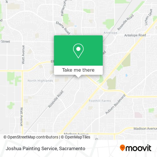 Joshua Painting Service map