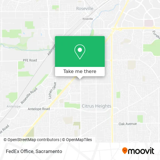 FedEx Office map