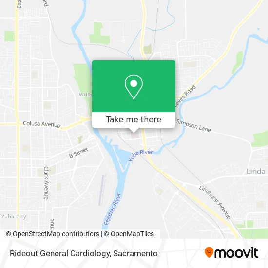 Mapa de Rideout General Cardiology