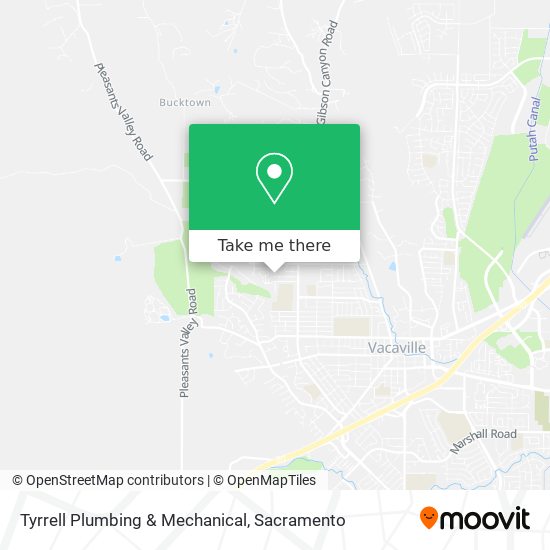 Tyrrell Plumbing & Mechanical map