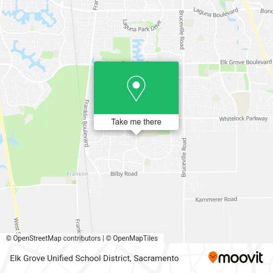 Mapa de Elk Grove Unified School District