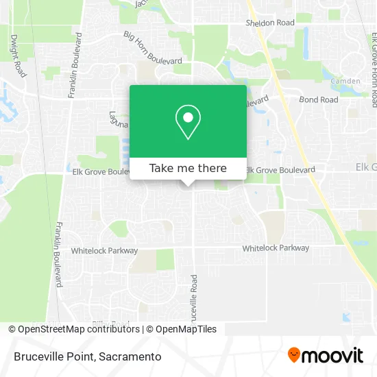 Bruceville Point map