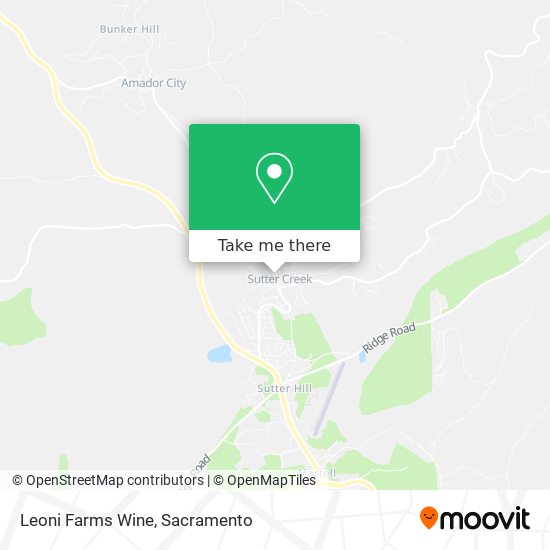 Leoni Farms Wine map