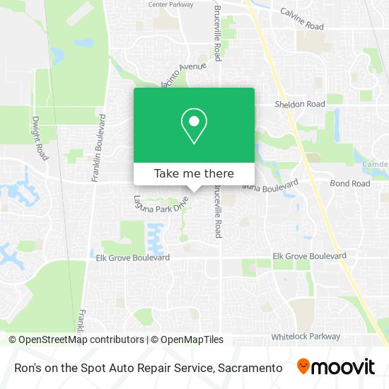 Ron's on the Spot Auto Repair Service map