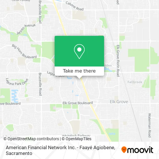 American Financial Network Inc. - Faayé Agiobene map