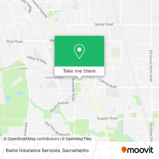 Bains Insurance Services map